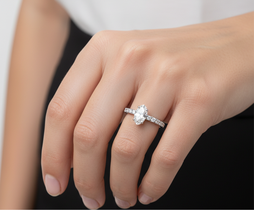 Marquise Diamond Ring 1.00CTW in 14k Gold