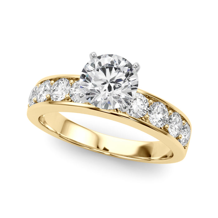 Lab Grown Diamond Ring 0.90CTW set in 14k Gold