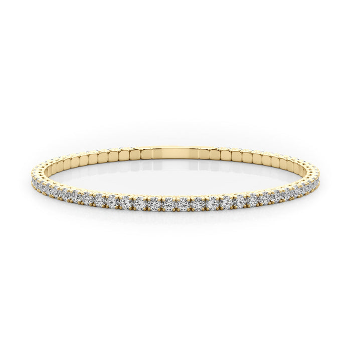 2.70 CTW Full Eternity Diamond Flex Bangle