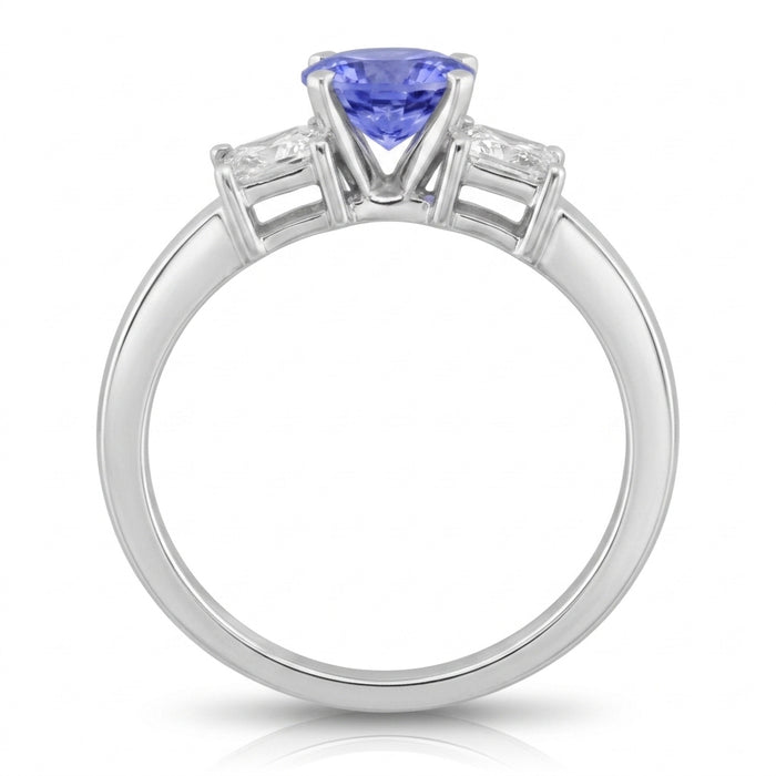 Tanzanite 0.84 ct tw Ring with 1.52 ct tw Diamonds in 14kt Gold