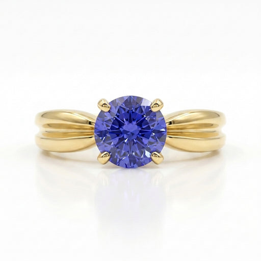 Tanzanite 1.35ct Ring in 14kt Gold