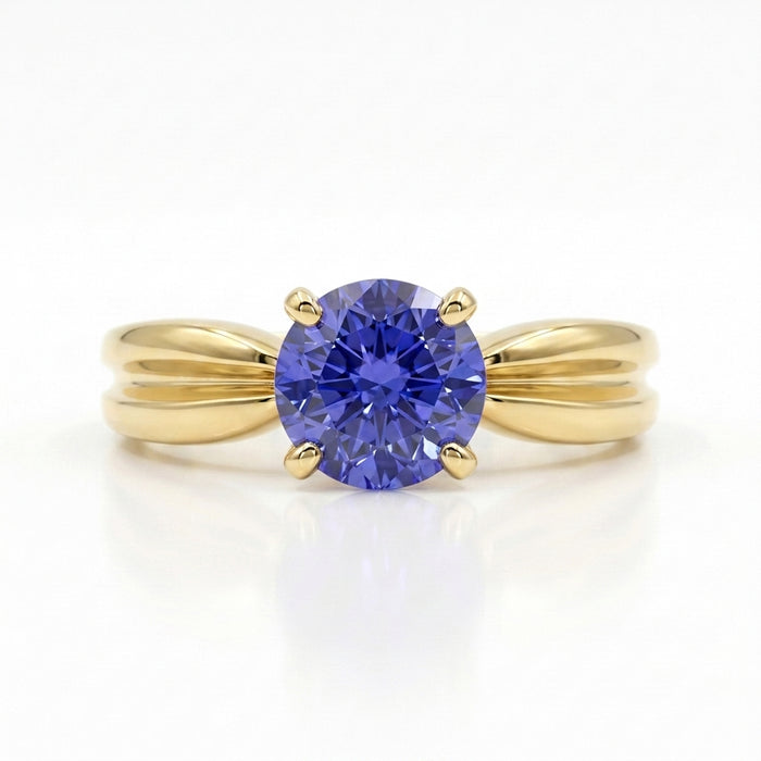 Tanzanite 1.35ct Ring in 14kt Gold