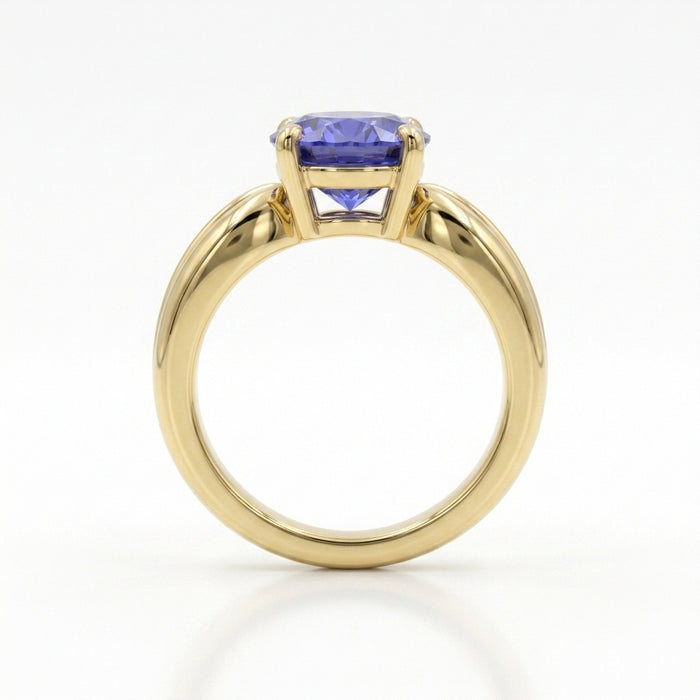 Tanzanite 1.35ct Ring in 14kt Gold