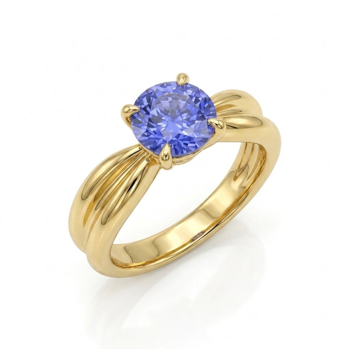 Tanzanite 1.35ct Ring in 14kt Gold