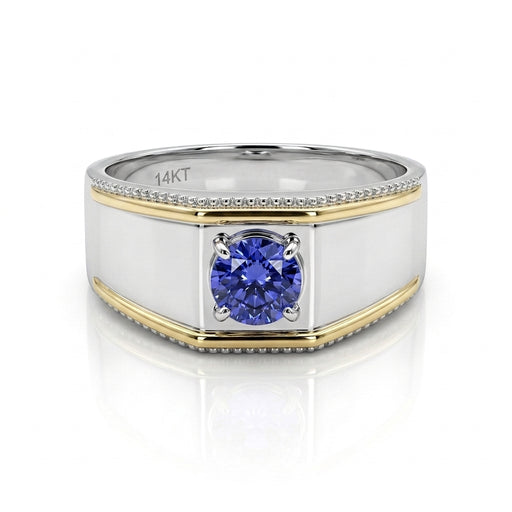 Tanzanite 1.00ct Ring & 14kt Gold