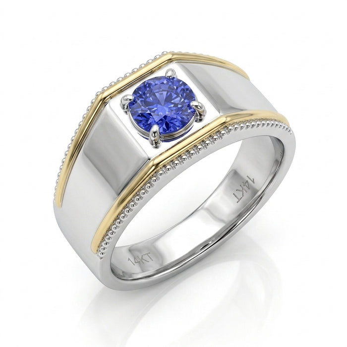 Tanzanite 1.00ct Ring & 14kt Gold