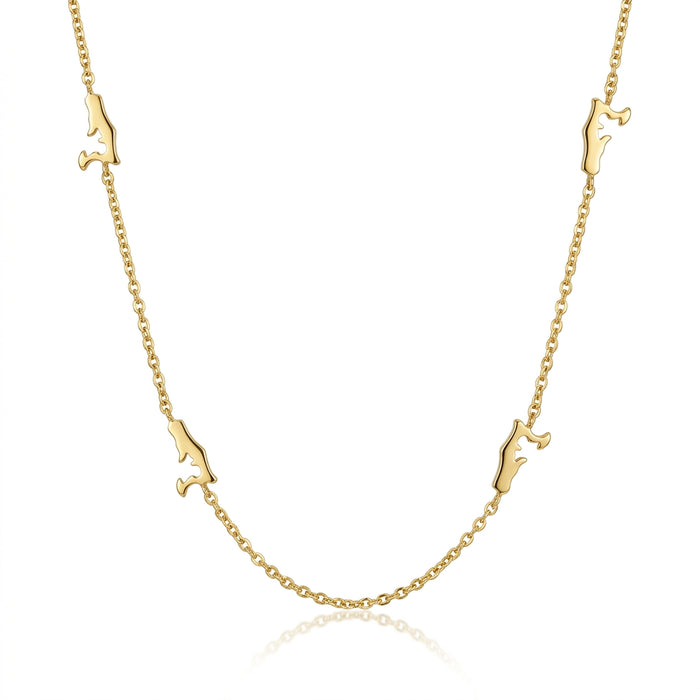 Cayman Map Necklace