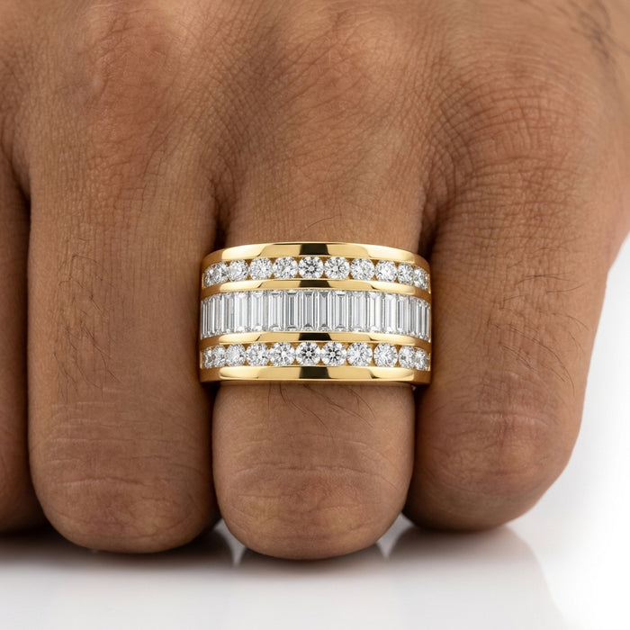 Men's Diamond Ring 2.55ct tw 14kt Gold
