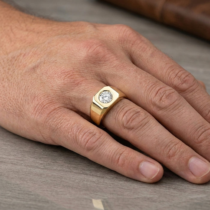 Men's Diamond Ring 1.27ct tw 14kt Gold