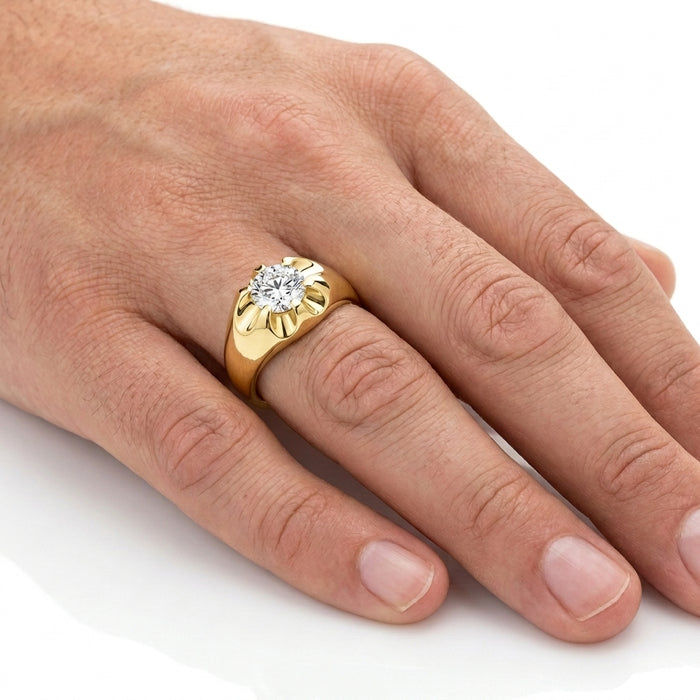 Men's Ring Diamonds 1.20 ct tw 14kt Gold