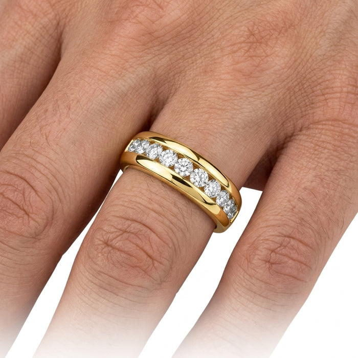 Men's Diamond Ring 1.00cttw 14kt Gold