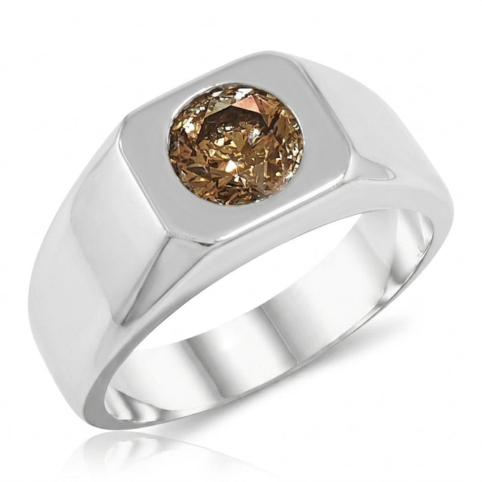 Men's Choco Diamond Ring 1ct tw 14kt Gold