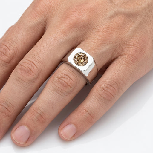 Men's Choco Diamond Ring 1ct tw 14kt Gold