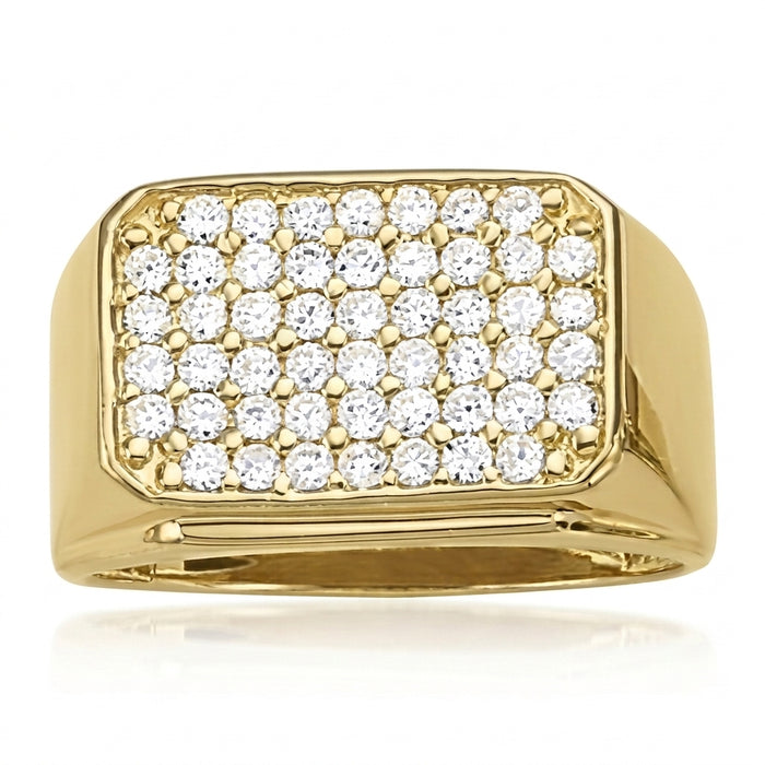 Men's Ring Diamonds 1.05 ct tw 14kt Gold
