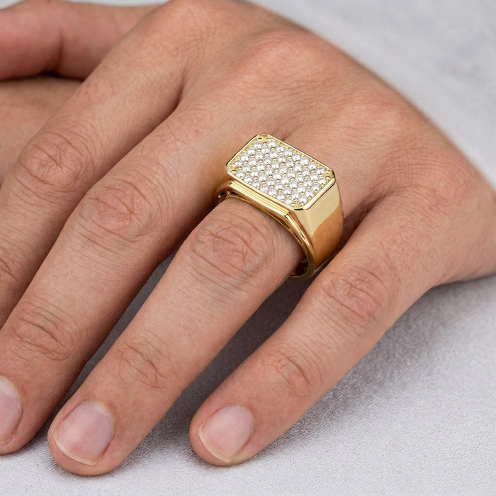 Men's Ring Diamonds 1.05 ct tw 14kt Gold
