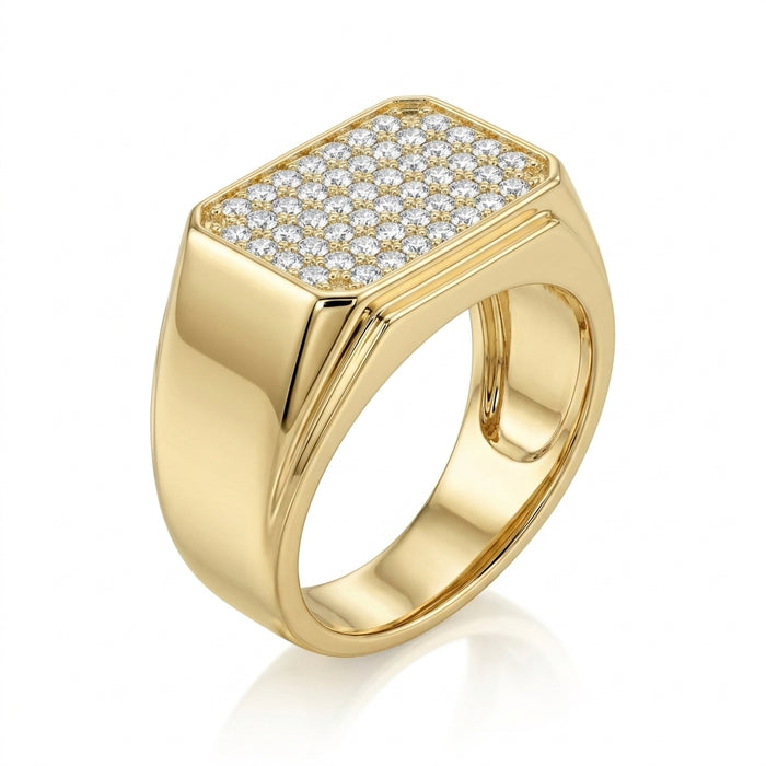 Men's Ring Diamonds 1.05 ct tw 14kt Gold