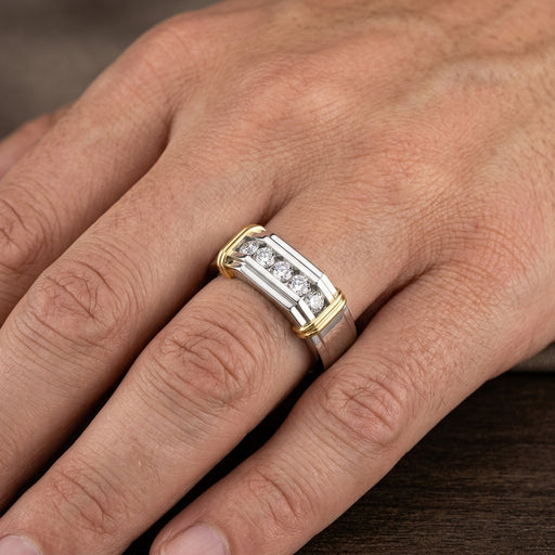 Men's Ring Diamonds 0.60 ct tw 14kt Gold