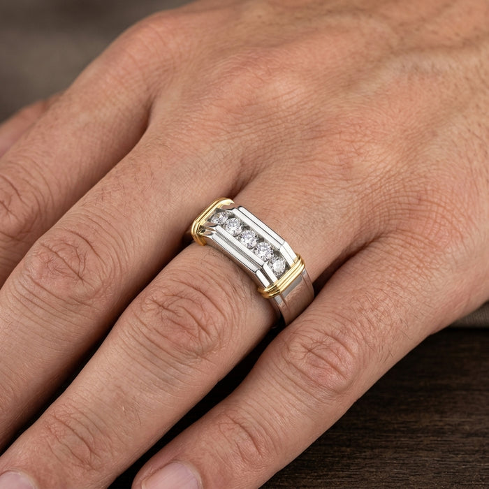 Men's Ring Diamonds 0.60 ct tw 14kt Gold