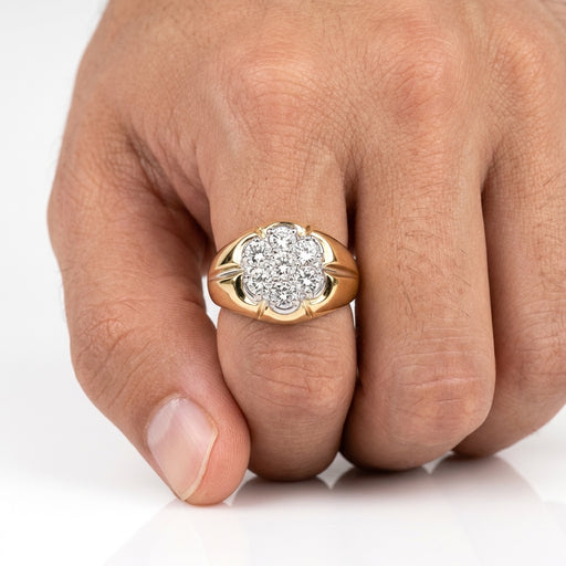 Men's Ring Diamonds 1.55 ct tw 14kt Gold