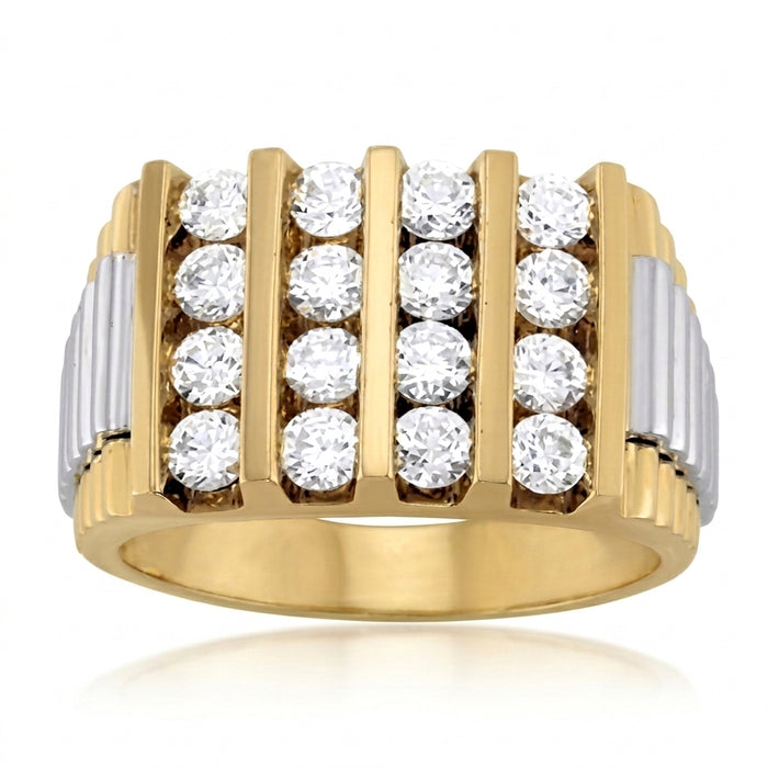 Men's Diamond Ring 2.00 ct tw 14kt Gold