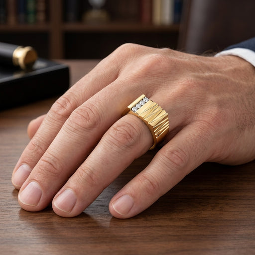Men's Ring Diamonds 0.50 ct tw 14kt Gold
