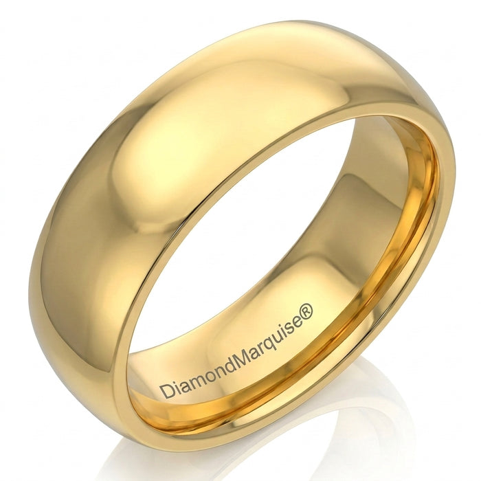 Wedding Band 14kt Gold 6MM HighPolish