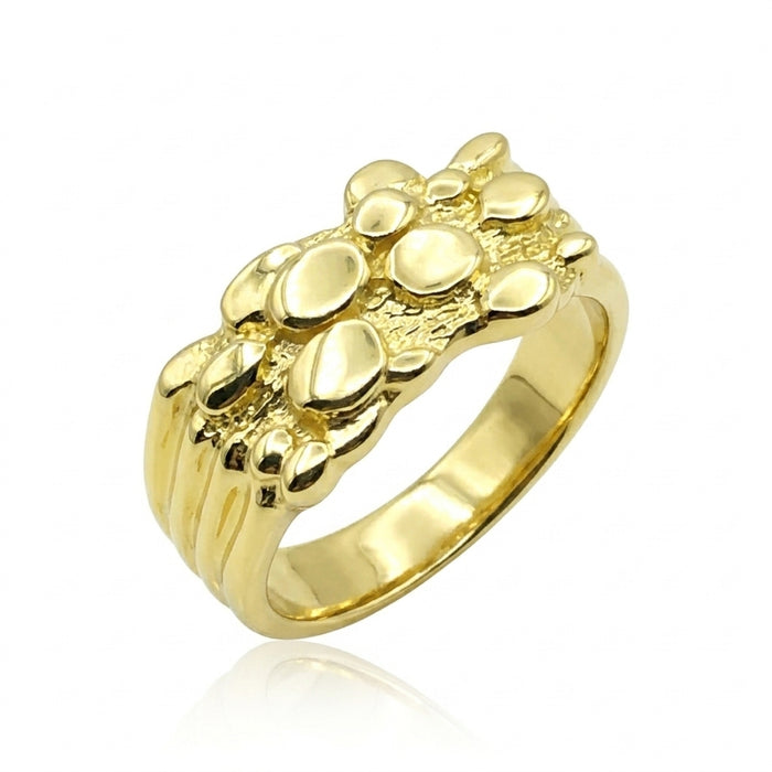 14k Gold Fancy Nugget Ring