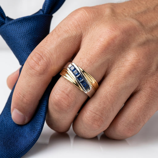Sapphire 0.50ct tw with 14kt Gold