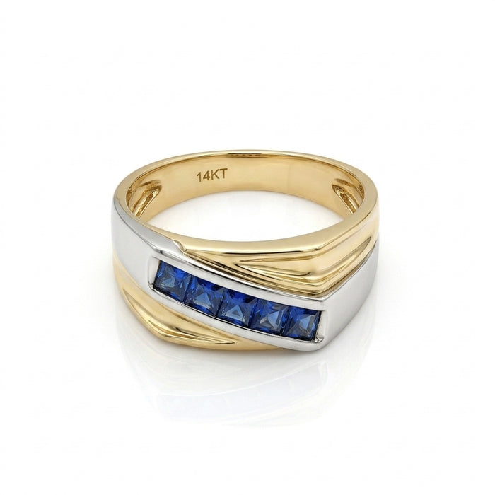 Sapphire 0.50ct tw with 14kt Gold
