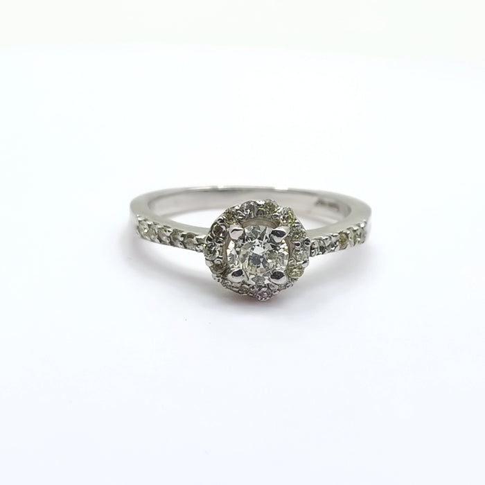 Diamond Engagement Ring Women's 0.75 cttw 14kt Gold