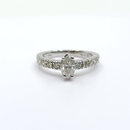 Diamond Engagement Ring Women's Marquise cut 1.00cttw 14kt Gold