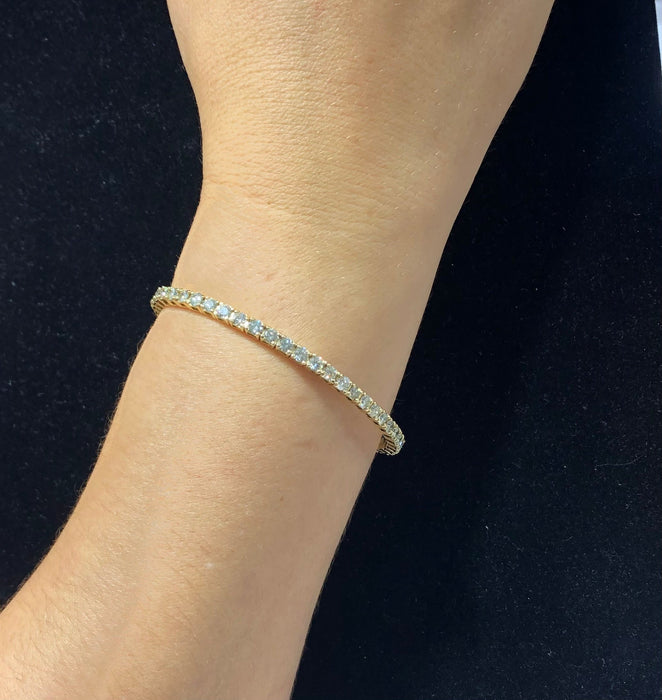 5.00 CTW Full Eternity Diamond Flex Bangle