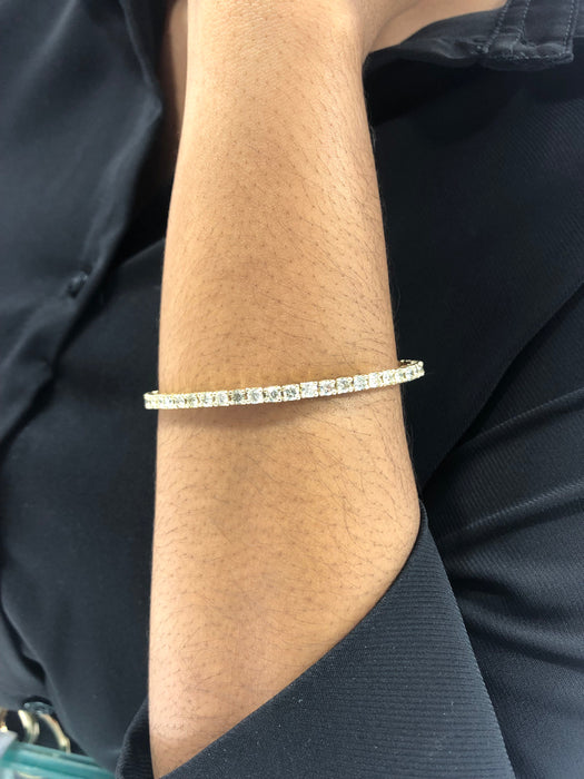 5.00 CTW Full Eternity Diamond Flex Bangle