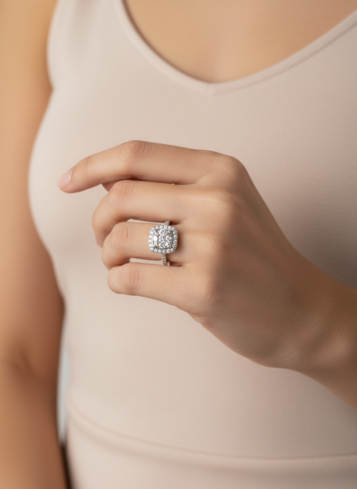 Amante Diamond Ring 0.60 CTW in 14k Gold