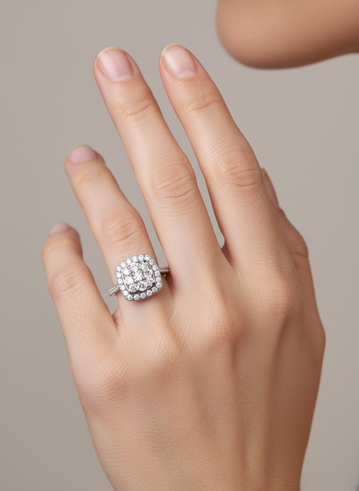 Amante Diamond Ring 0.60 CTW in 14k Gold