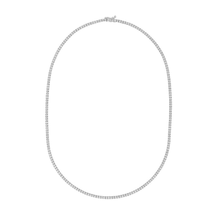 Diamond Tennis Riviera Necklace 17.00 CTW