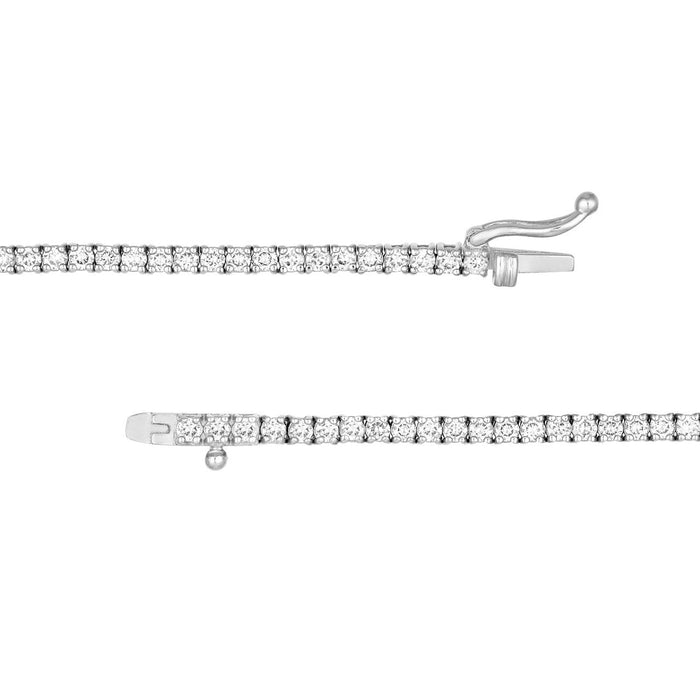 Diamond Tennis Riviera Necklace Lab 17.00 CTW