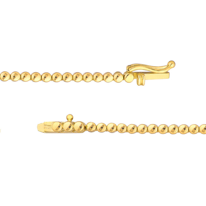 Diamond Tennis Riviera Martini Graduating Necklace 4.00 CTW