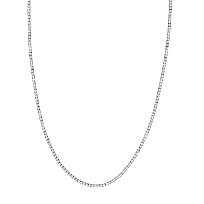 Diamond Tennis Riviera Necklace 8.00 CTW