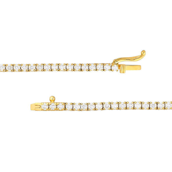 Diamond Tennis Riviera Necklace Lab 8.00 CTW