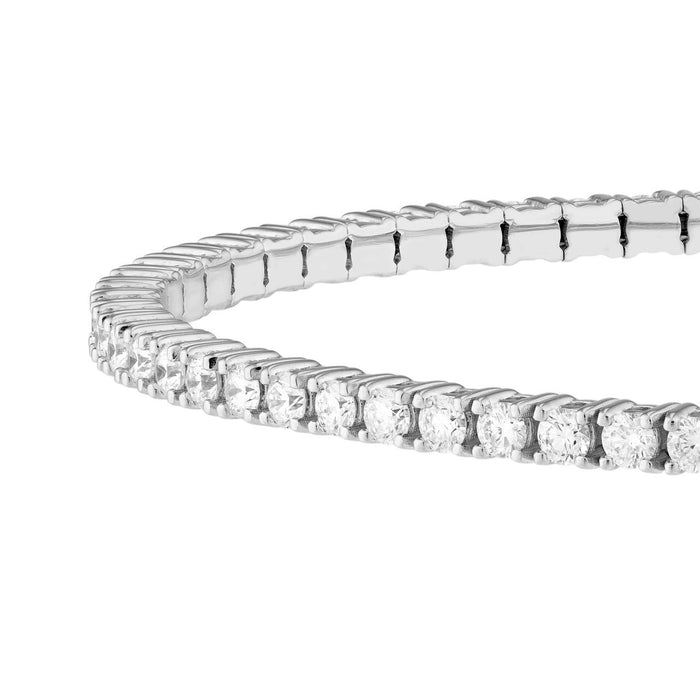 1.00 CTW Full Eternity Diamond Flex Bangle