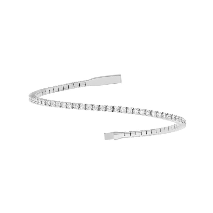 1.00 CTW Full Eternity Diamond Flex Bangle