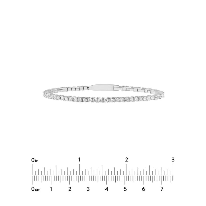 1.00 CTW Full Eternity Diamond Flex Bangle