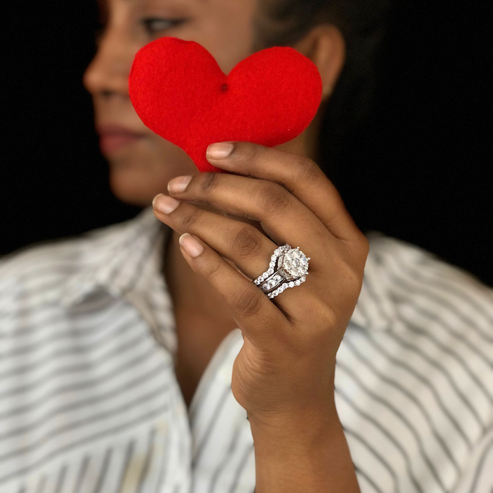 Diamond Ring Women's 4.00ct tw with 14kt Gold