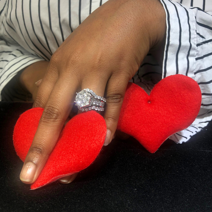 Diamond Ring Women's 4.00ct tw with 14kt Gold