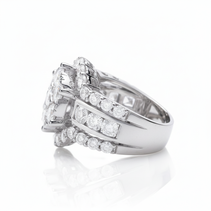 Diamond Ring Women's 4.00ct tw with 14kt Gold