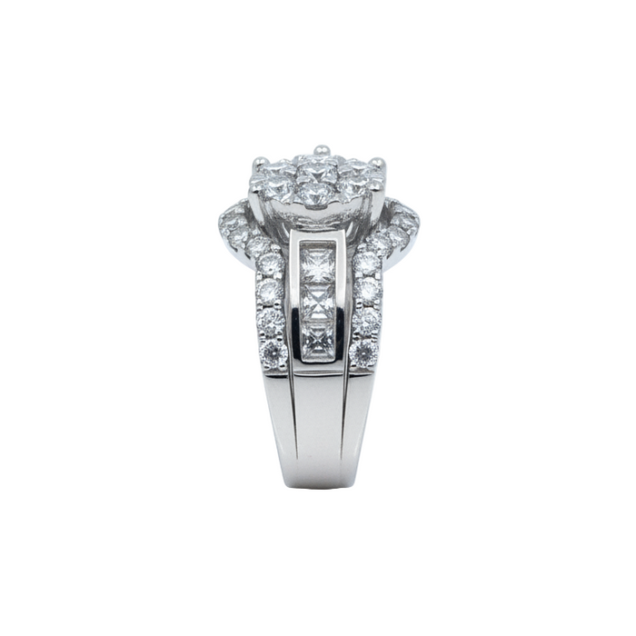 Diamond Ring Women's 4.00ct tw with 14kt Gold