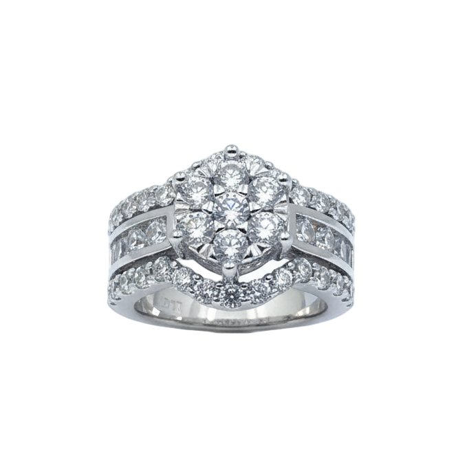 Diamond Ring Women's 4.00ct tw with 14kt Gold