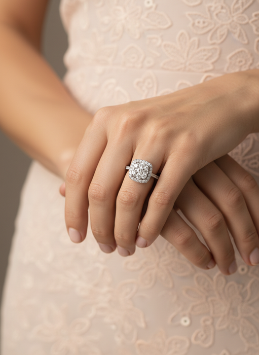 Amante Diamond Ring 0.60 CTW in 14k Gold