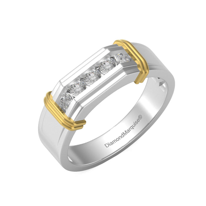 Men's Ring Diamonds 0.60 ct tw 14kt Gold